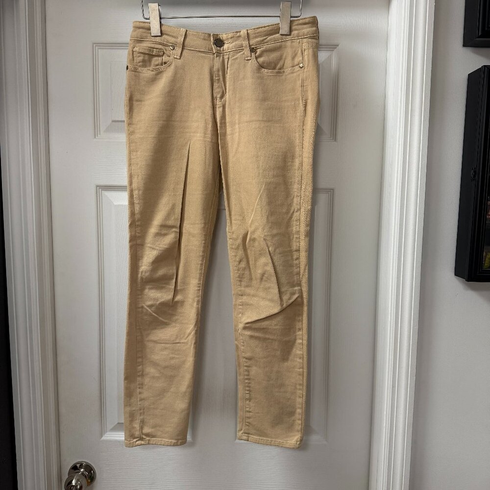 PAIGE Women's Ankle & Cropped Jeans in Tan